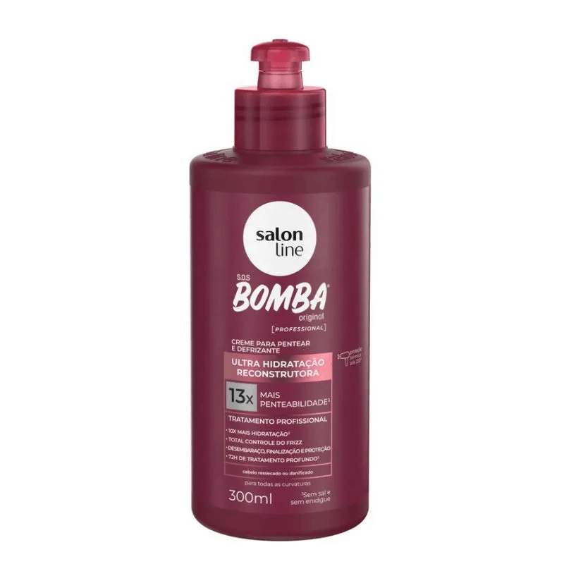 Creme Para Pentear Salon Line Hidra 3 em 1 D-Pantenol 300ml